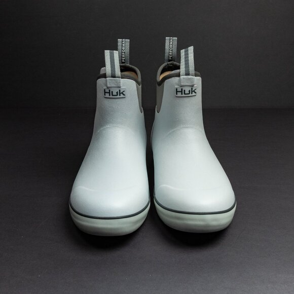 HUK Rogue Wave Waterproof Deck Boots – White – Men’s Size 10 NWOT - Picture 6 of 8